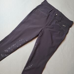 Kerrits Women's Size M Kerrits Arena K-Pro Knee Patch Breeches Gray